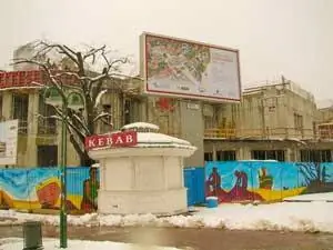 Строительная площадка в центре Сопота - новые спа и развлекательные центры откроются до осени 2008 года.