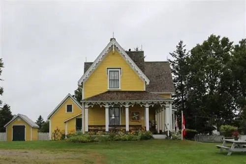 Резиденция Люси Мод Монтгомери, автора Энн из Зеленых Мезонинов, в Bideford PEI.