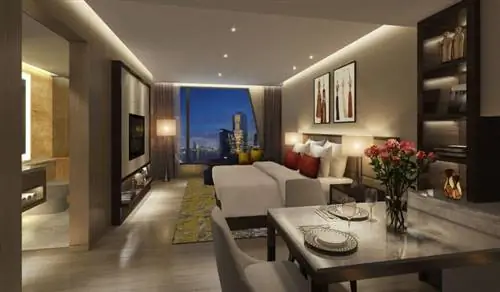 Номер в отеле Grand Mercure Ambassador Seoul Yongsan в Seoul Dragon City.