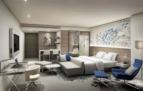 Номер в отеле Novotel Suites Ambassador Seoul Yongsan в Seoul Dragon City.