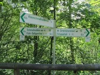 Знаки в Тюрингенском лесу