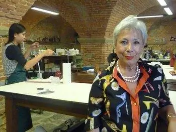 Лаура Гори, генеральный директор La Scuola del Cuoio, школы кожевничества. во Флоренции.