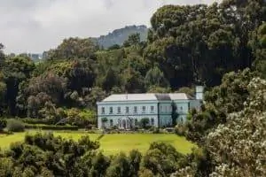 Дом на плантации, где живут губернатор и Джонатан.