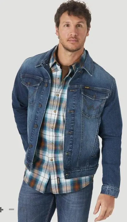 Джинсовая куртка Wrangler в стиле ретро