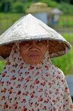 Местная жительница в Ачехе.