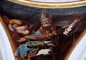Фреска Гойи в часовне Ла-Вирхен-де-ла-Фуэнте.