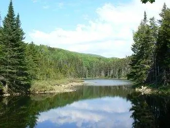 Озеро Аммануссак Белые горы Нью-Гэмпшир.