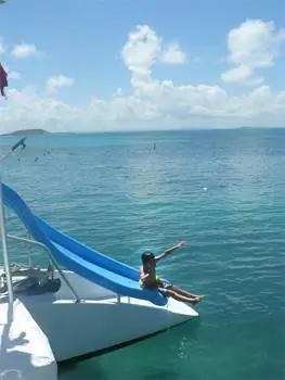 Катание на испанских Виргинских островах.