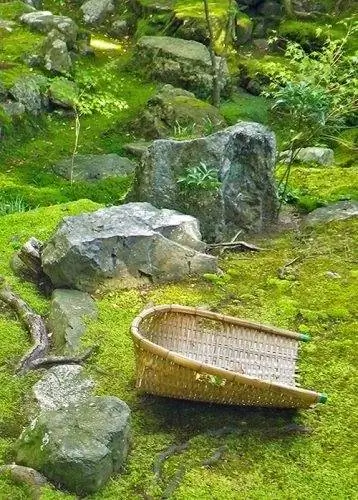 Садовая корзина с мхом 1