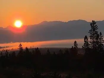 Закат на Гранд-Лейк, Колорадо