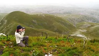 Вид с вершины горы