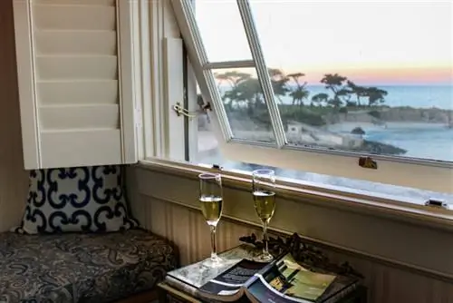 Вид из гостиницы Seven Gables Inn в Пасифик-Гроув, Калифорния.