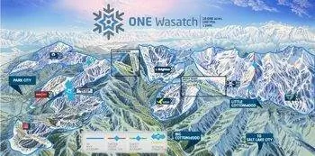 Следите за новостями на https://onewasatch.com, чтобы узнать подробности о 18 000 акров взаимосвязанных горных лыжных курортов.