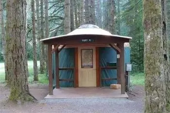 Юрты и коттеджи в государственных парках Орегон и Вашингтон