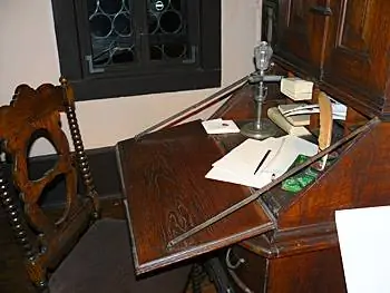 Рабочий стол Баха в музее Баха в Айзенахе