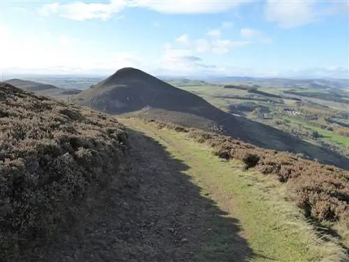 Эйлдон-Хиллз в Шотландии.