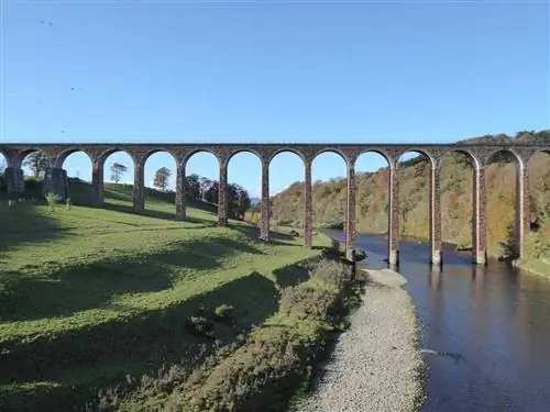 Виадук на границе с Шотландией