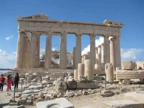 Акрополь в Афинах, Греция.