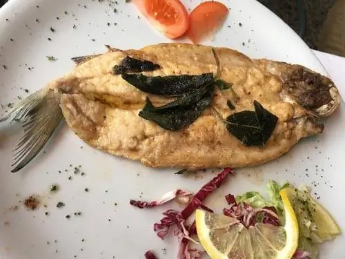 озерная рыба в Ristorante La Punta