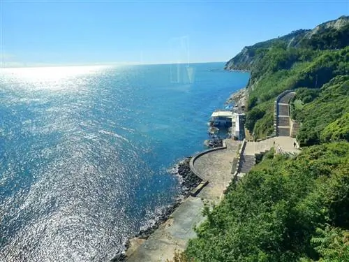 Вид из Анконы на Адриатическое море