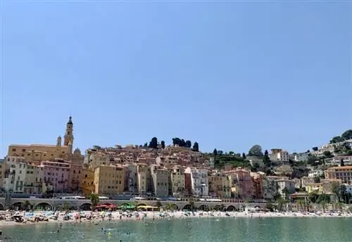 Пляж в Ментоне, Франция. Макс Хартсхорн фото Пляж в Ментоне, Франция. Макс Хартсхорн фото