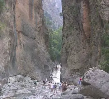 Ущелье Самарья на Крите.