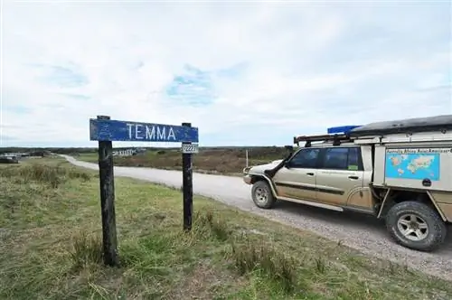 В Темме по пути на юг к мысу Сэнди.
