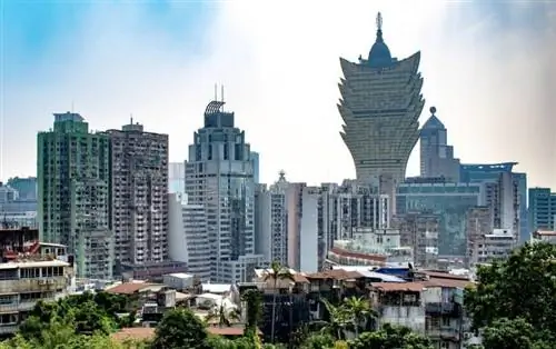 Горизонт процветающего Макао.