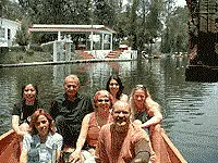 Плавание в садах Сочимилько.