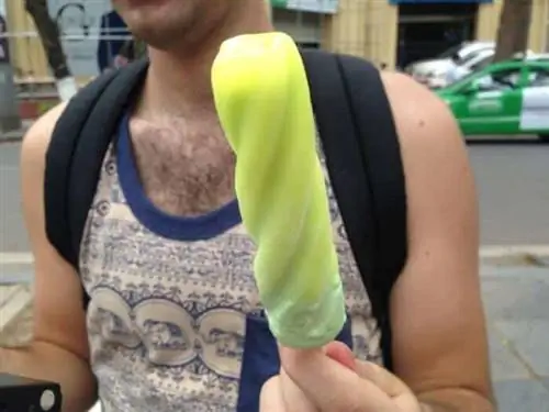 Эскимо из лайма и мяты из Хоан Кием в Ханое.