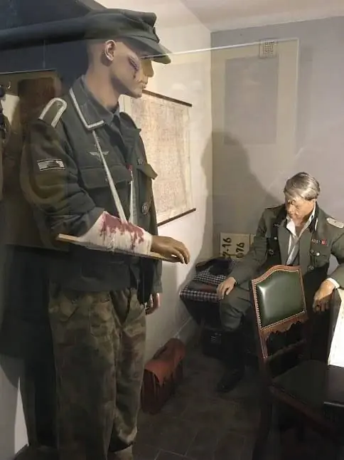 Модели немецких генералов, продержавшихся в бункере до последних дней Великой Отечественной войны