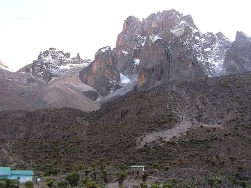Лагерь Шиптона под вершиной горы Кения