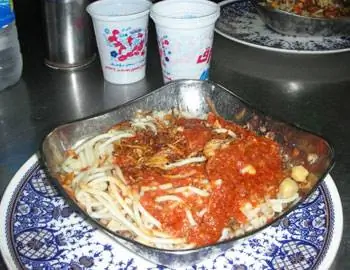 Кошари звучит неправильно, но на вкус в самый раз. кухня Египта