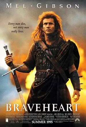 Постер фильма «Храброе сердце» 1995 года