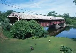 Мост Хаверхилл в Бате, Нью-Гэмпшир.