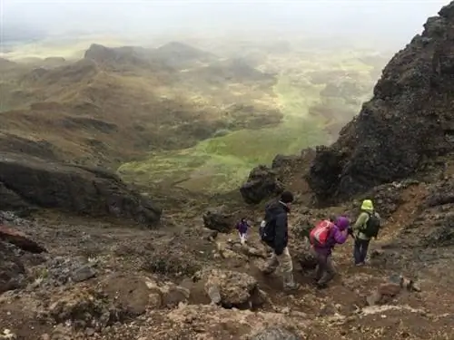 Спуск Руминауи.