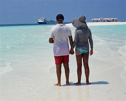 Прекрасный день на уединенном острове.