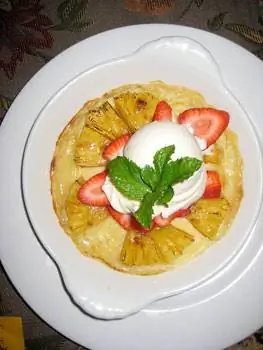 Ананасовый гратин в Suzanne's Cuisine