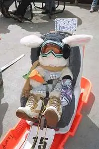 Вход в Dummy Downhill на Даймонд-Пик.