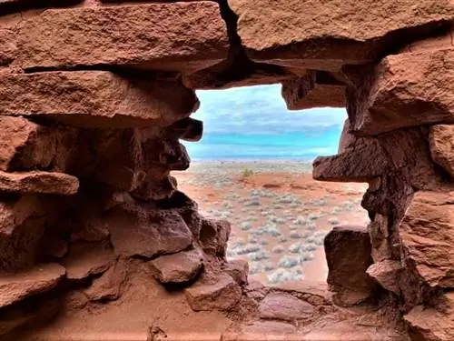 Виды на пустыню с национального памятника Вуптатки