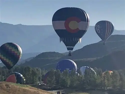 воздушные шары в полете