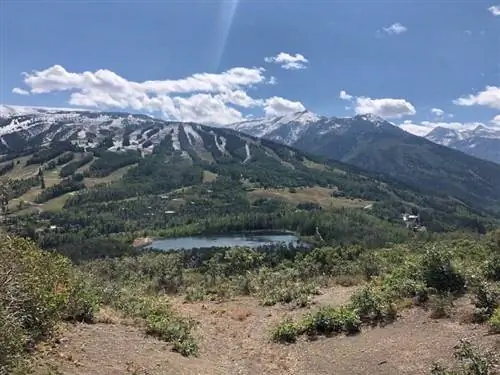 Лыжные трассы Snowmass летом
