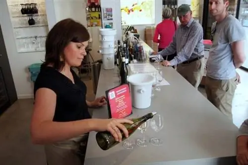 Дегустация вин в Maison du Vins в Туре.