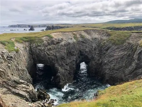 Пейзаж драматичен за пределами Бонависты, Ньюфаундленд. На фото Макс Хартшорн.