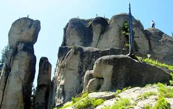 На гранитах над рекой Клируотер, Айдахо.