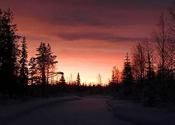 закат