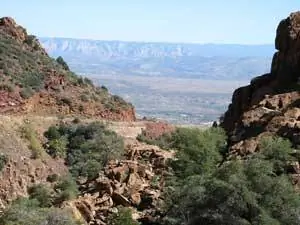 Пейзаж за пределами Джерома, Аризона