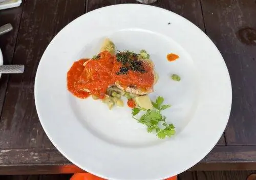 Рыба дорадо на гриле