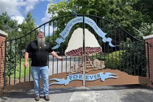 ворота дома