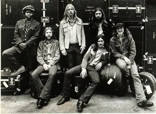 Оригинальная группа Allman Brothers Band в 1970-х годах до смерти Дуэйна Оллмана и Берри Окли.